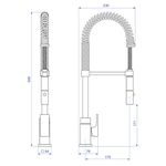 Misturador Monocomando Mesa Cozinha Deca Unic Gourmet 2282.C