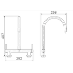 Misturador Para Cozinha De Mesa Preta DocolSpice