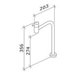 Misturador Monocomando de Mesa para Cozinha Gioia Fabrimar