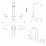 Misturador Para Lavatório Mesa Goa Slim Cr Fabrimar