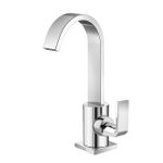 Torneira de Mesa para Lavatório Bica Alta Cromado Goa Slim Fabrimar