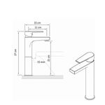 Misturador Monocomando Mesa Bica Alta Lavatório Middle Fabrimar