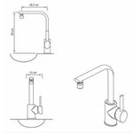 Misturador Monocomando de Mesa para Cozinha Movee Fabrimar