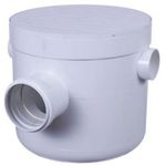 Corpo caixa Sifonada com 3 entradas 250x230x75