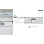 Pia em Aço Inox 150x52cm Raggi 40 - Tramontina