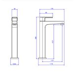 Torneira de Mesa Bica Alta para Lavatório Level- Deca