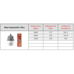 Resistência 2T Maxi Aquecedor Ultra 127v 4.600w 765c - Lorenzetti 