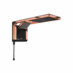 Chuveiro Acqua Duo Preto com Rose Gold 220v 7.800w Lorenzetti 