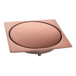 Grelha Click Inox 10x10cm Kimetais Rose Gold Matte Gr000024