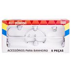 Kit Rimini com 5 Peças Cromado - Aquaplás