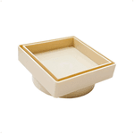 Ralo Oculto Invisível 10x10cm Piso /porcelanato Bege 