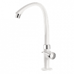Torneira Cozinha Mesa Bica Alta Móvel Linea Branco e Cromado 1/2 Tigre 