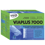 ARGAMASSA POLIMÉRICA VIAPLUS 7000 FLEXÍVEL COM FIBRAS - 18KG | VIAPOL