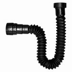 Sifão Sanfonado Universal Preto Ssum3 Astra 