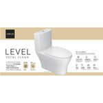 Kit Bacia C/Cx Acoplada Nova Total Level Branca | KP.8520.17 Deca