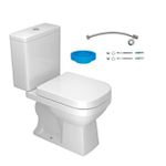 Kit bacia com caixa acoplada Quadra – Deca