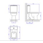 Kit bacia com caixa acoplada Quadra – Deca