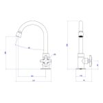 Torneira para lavatório bica alta Max - Deca