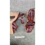 SANDÁLIA FEMININA SALTO BLOCO TOFFE RAMARIM 2535204-1 LANÇAMENTO