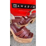 SANDÁLIA FEMININA SALTO BLOCO TOFFE RAMARIM 2535204-1 LANÇAMENTO