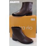BOTA FEMININA BEIRA RIO SALTO BAIXO LANÇAMENTO - CAFÉ