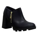 BOTA FEMININA BEIRA RIO CANO CURTO ANKLE BOOT TRATORADA LANÇAMENTO - PRETA