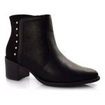 BOTA FEMININA COMFORTFLEX CANO MÉDIO SALTO BAIXO LANÇAMENTO - PRETA