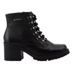 COTURNO FEMININO COMFORTFLEX COURO LEGÍTIMO TRATORADO LANÇAMENTO - PRETO