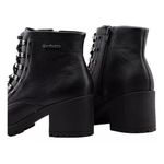 COTURNO FEMININO COMFORTFLEX COURO LEGÍTIMO TRATORADO LANÇAMENTO - PRETO