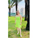 VESTIDO DE ALCINHA LAISE - VERDE-LIMA