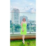 VESTIDO DE ALCINHA LAISE - VERDE-LIMA