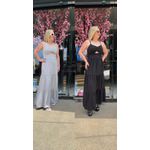 VESTIDO ISABELA LONGO DE ALÇA LANÇAMENTO - CINZA