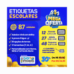 ETIQUETA ESCOLARES CUSTOMIZADA - EASY STICKERS