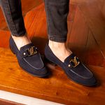 Loafer LV Camurça Marinho