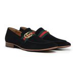 Loafer GG Fiv Camurça Preta