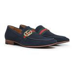 Loafer GG Fiv Camurça Marinho