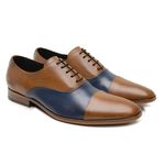 Sapato Social HB Whisky/Marinho