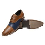 Sapato Social HB Whisky/Marinho
