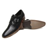 Monk Strap HB Croco Preto