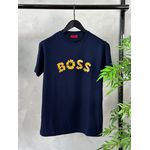 CAMISETA MC HUGO BOSS ESTAMPA AMARELA