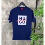 CAMISETA MC HUGO BOSS QUADRADO HUGO E CURSIVO 