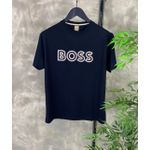 CAMISETA MC HUGO BOSS ESTAMPA 3D CONTORNO CORES BOSS 