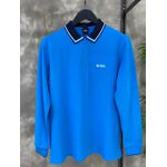 POLO ML HUGO BOSS COLARINHO ZÍPER