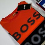 CAMISETA MC HUGO BOSS LOGO PEITO 