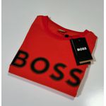 CAMISETA MC BOSS LOGO PEITO VERMELHO