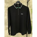 POLO ML HUGO BOSS COLARINHO ZÍPER