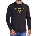 CAMISETA ALL HUNTER 3089 M/L PROTEÇÃO UV PRETO