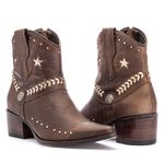 BOTA FEMININA VIMAR FOSSIL CASTANHO