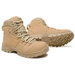 Bota Adventure Anti Perfuro Cano Alto Everest K3 Deserto- Kallucci