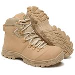 Bota Adventure Anti Perfuro Cano Alto Everest K3 Deserto- Kallucci